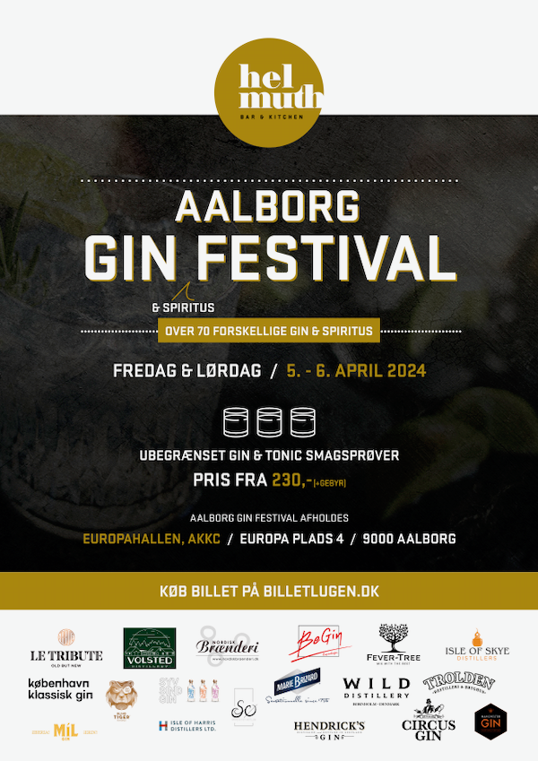 Smagsprøver ad libitum til Aalborg Gin Festival